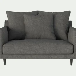 alinea Fauteuil|Petit Canapé*Canapé 1,5 places fixe en tissu - restanque Gris