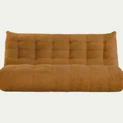 alinea Canapé 4 Places|Canapé Modulable*Canapé 4 places fixe en tissu chenille - argan Jaune
