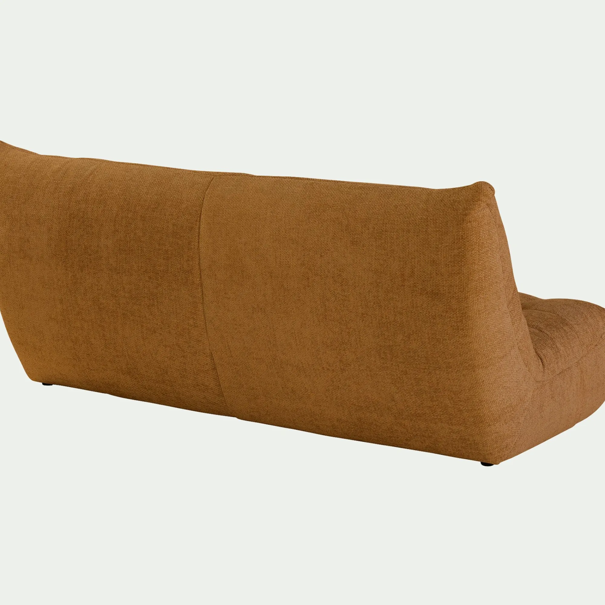 alinea Canapé 4 Places|Canapé Modulable*Canapé 4 places fixe en tissu chenille - argan Jaune