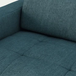 alinea Canapé 3 Places|Canapé En Tissu*Canapé 3 places fixe en tissu monclar avec accoudoirs 20cm - niolon Bleu
