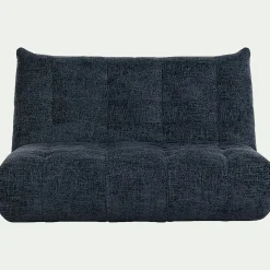 alinea Canapé 3 Places*Canapé 3 places fixe en tissu chenille - marine Bleu