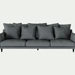 alinea Canapé 6 Places Et Plus*Canapé 6 places fixe tissu mixte - ardoise Gris