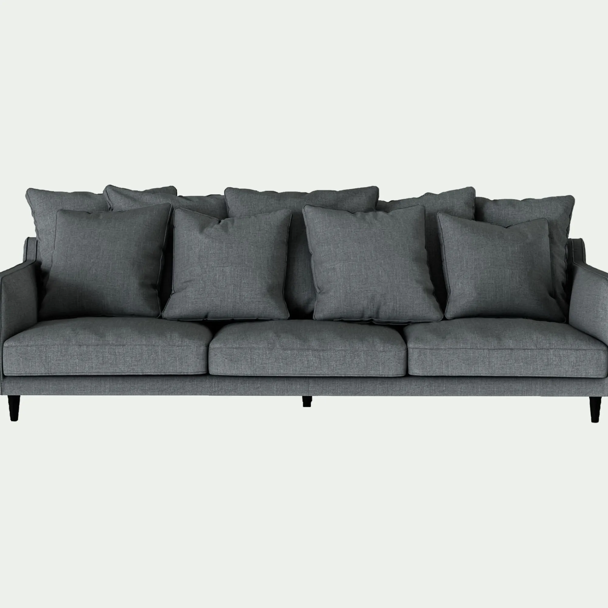 alinea Canapé 6 Places Et Plus*Canapé 6 places fixe tissu mixte - ardoise Gris