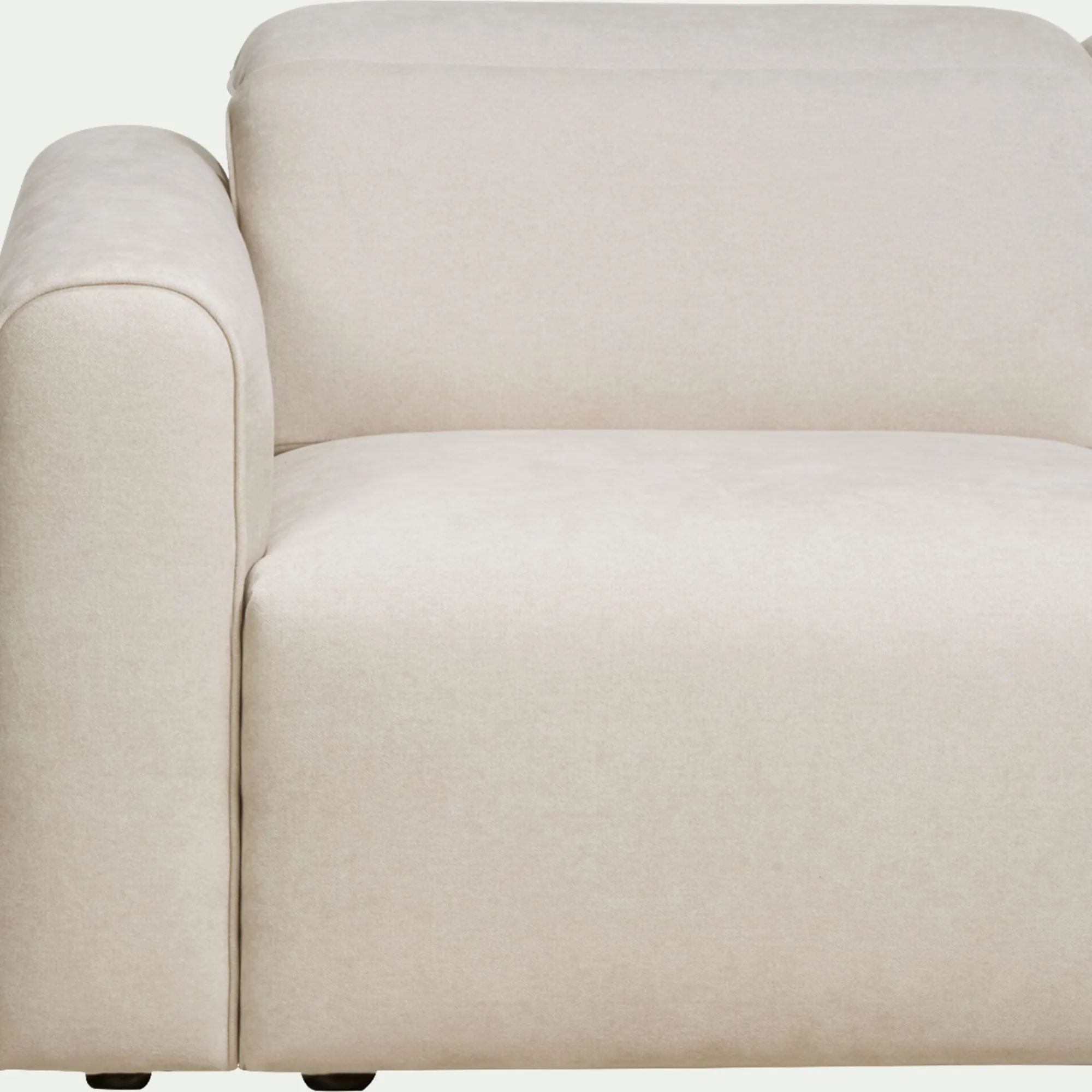 alinea Canapé 5 Places*Canapé 5 places relax droit en tissu - roucas Beige