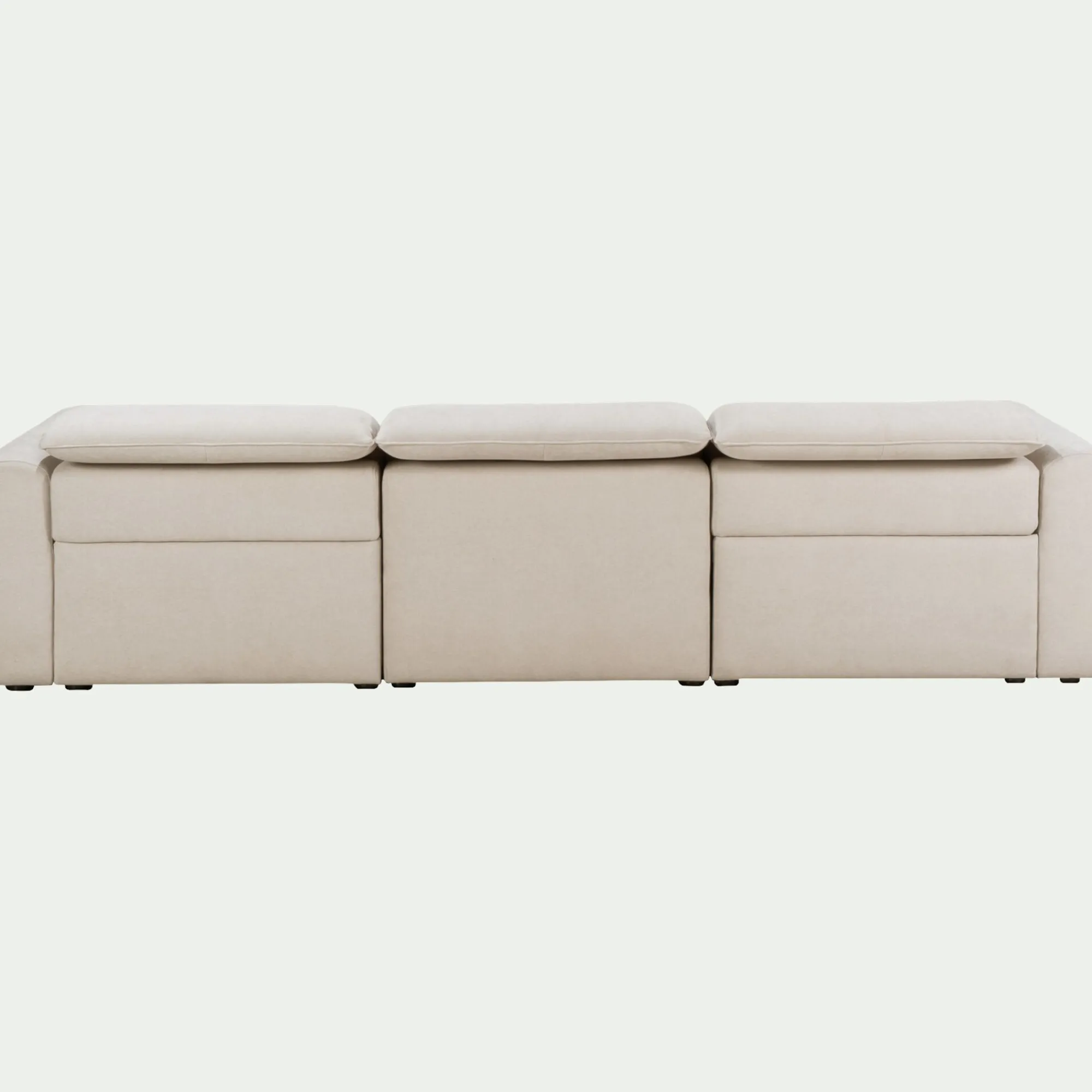alinea Canapé 5 Places*Canapé 5 places relax droit en tissu - roucas Beige