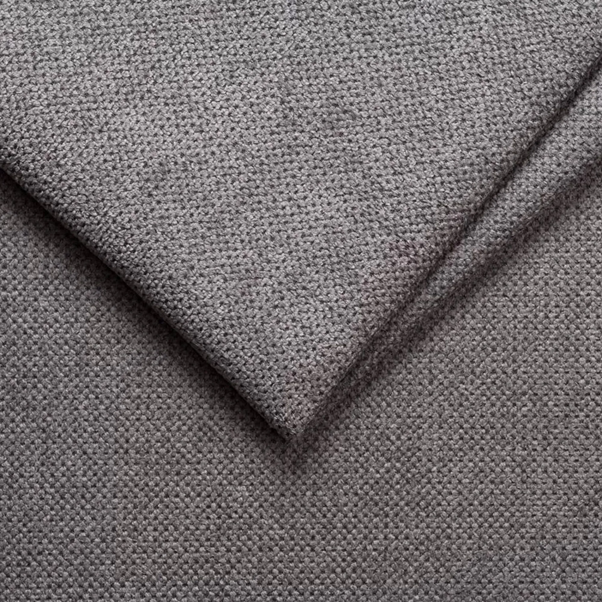 alinea Canapé D'Angle|Canapé 5 Places*Canapé d'angle gauche convertible en tissu Crown - restanque Gris