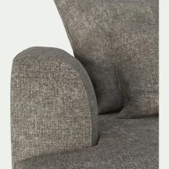 alinea Canapé Fixe|Canapé D'Angle*Canapé grand angle droit fixe en tissu Genesis - alpilles Beige