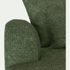 alinea Canapé En Tissu*Canapé grand angle gauche fixe en tissu Genesis - cèdre Vert