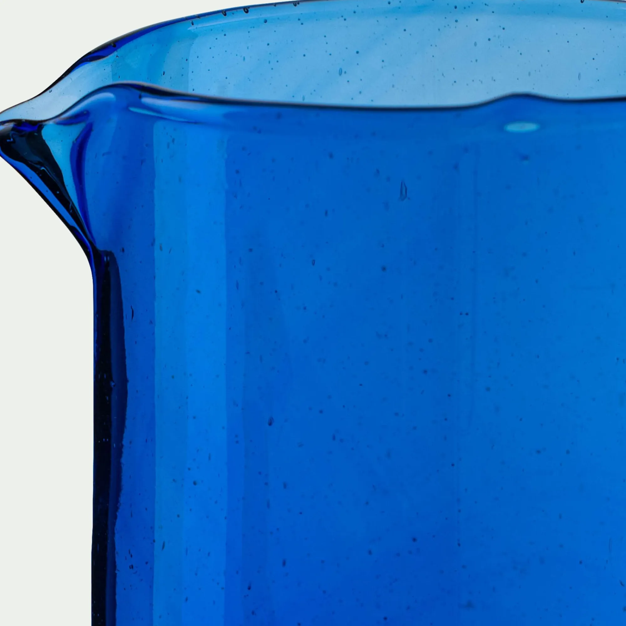 alinea Pichet, Bouteille En Verre Et Carafe*Carafe avec anse en verre recyclé 1,1L - Bleu