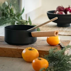 alinea Casserole, Poêle Et Sauteuse*Casserole en aluminium D16cm - Noir