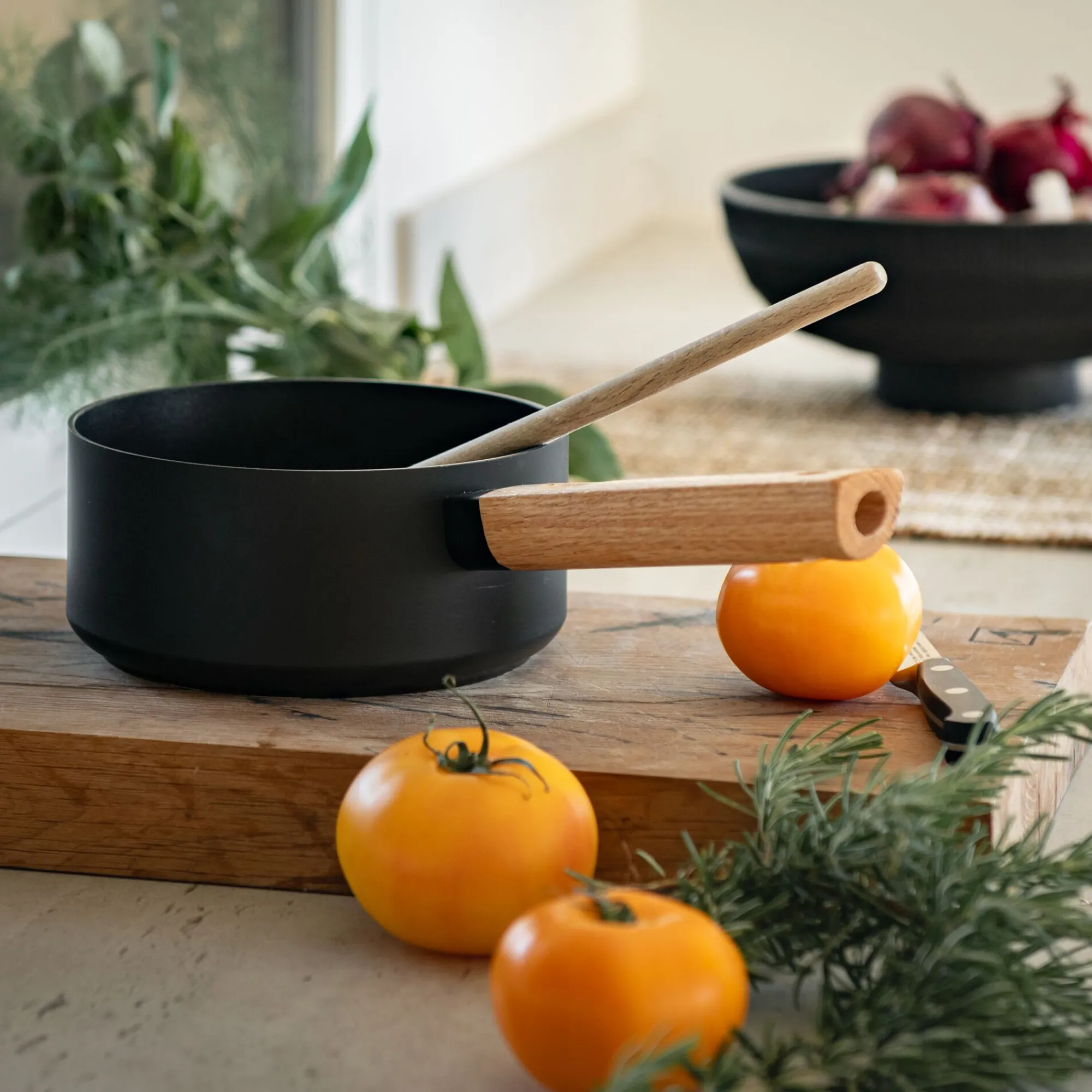 alinea Casserole, Poêle Et Sauteuse*Casserole en aluminium D16cm - Noir