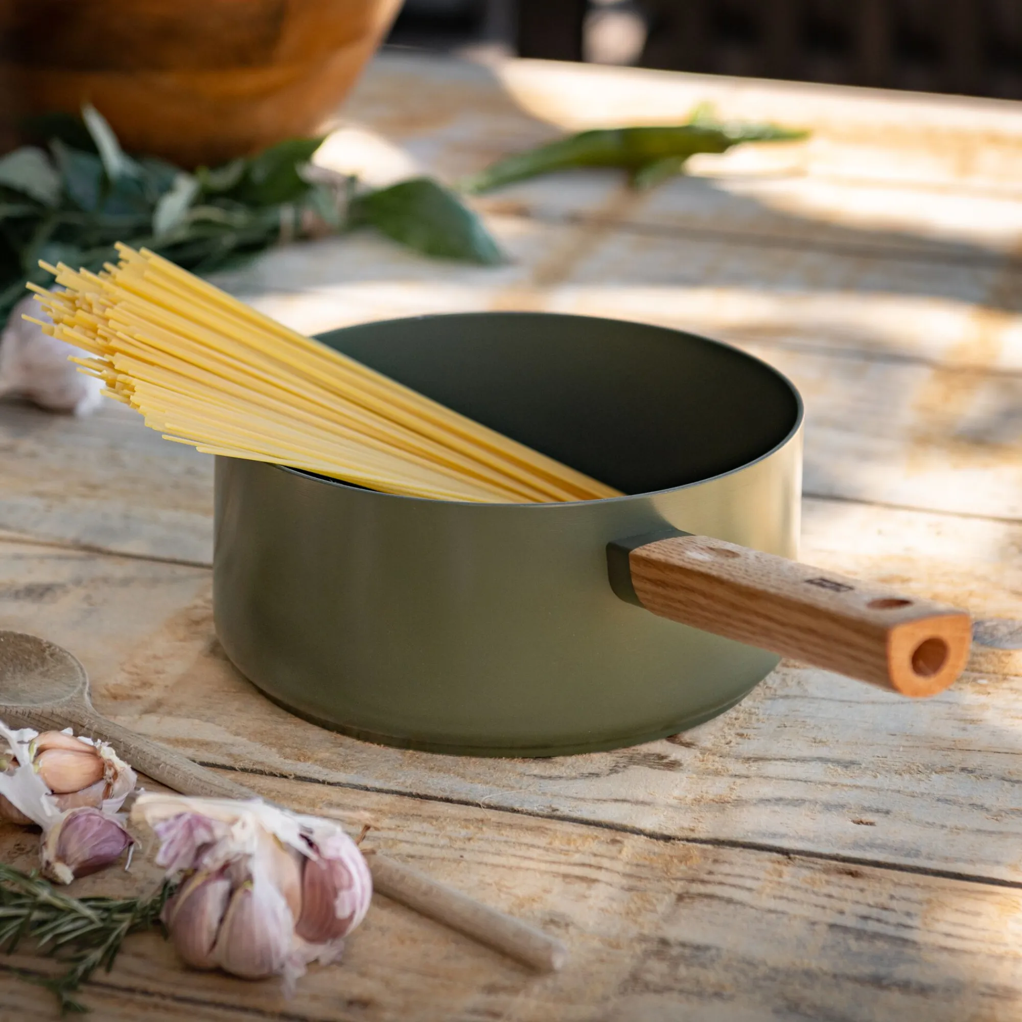 alinea Casserole, Poêle Et Sauteuse*Casserole en aluminium D20cm - Vert