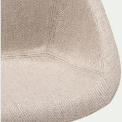 alinea Chaise De Salle À Manger*Chaise de bureau rotative en tissu - Beige