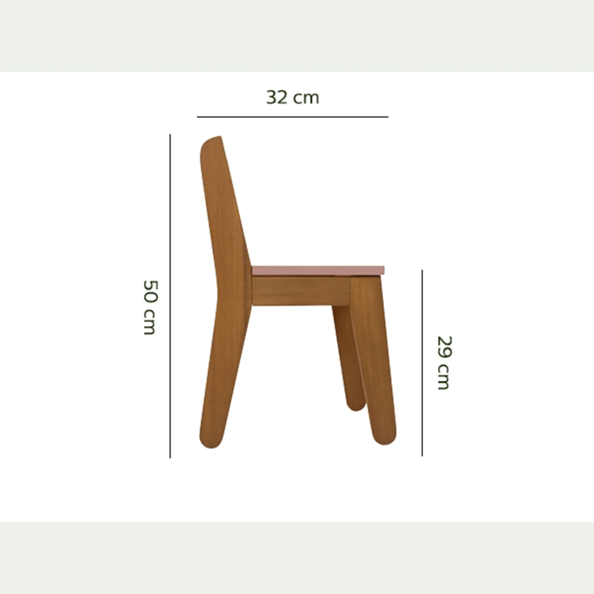 alinea Table Et Chaise Enfant*Chaise enfant en acacia - Rose
