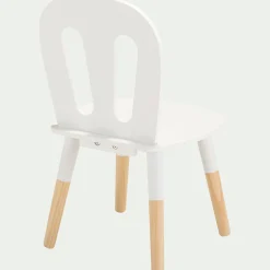 alinea Table Et Chaise Enfant*Chaise enfant en bois - Blanc