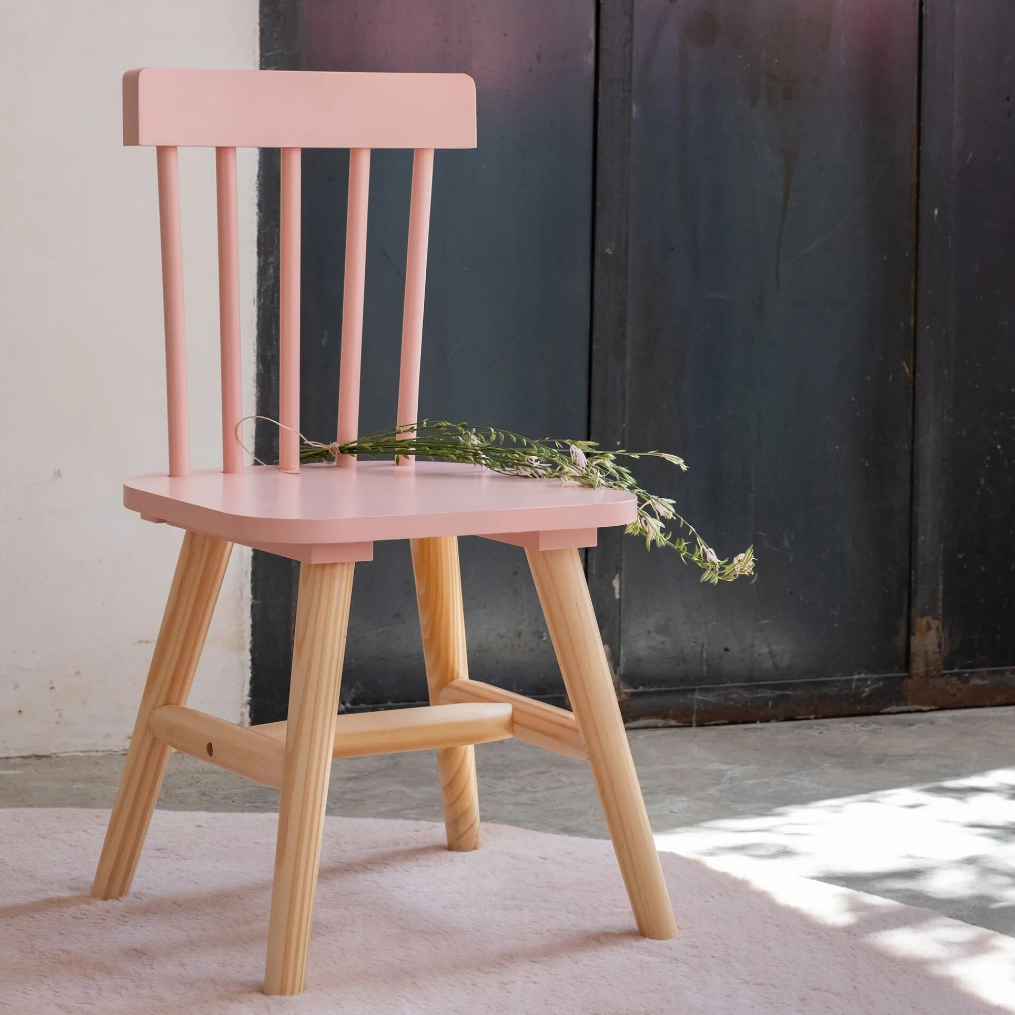 alinea Table Et Chaise Enfant*Chaise enfant en bois de hêtre - sable Rose