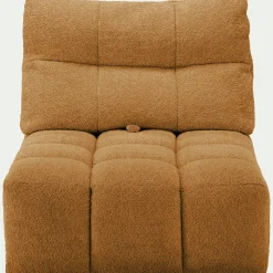 alinea Canapé Modulable*Chauffeuse avance - recule en tissu campo - argan Jaune