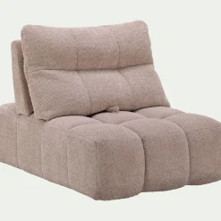 alinea Canapé Modulable*Chauffeuse avance - recule en tissu campo - Beige