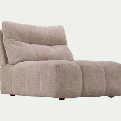 alinea Canapé Modulable*Chauffeuse avance - recule en tissu campo - Beige