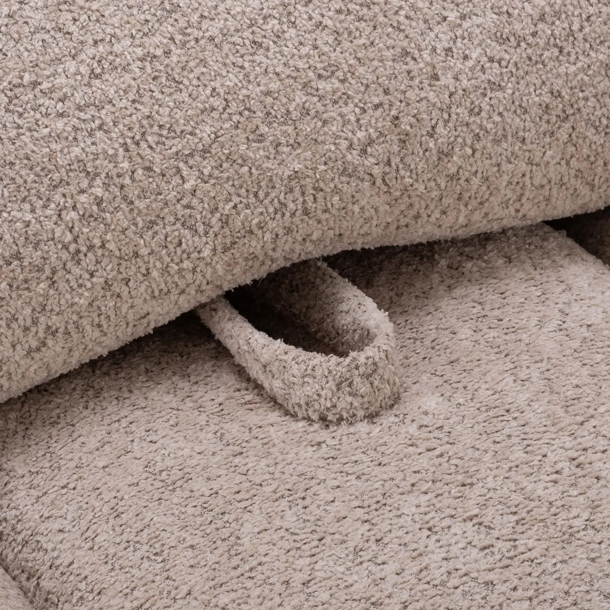 alinea Canapé Modulable*Chauffeuse avance - recule en tissu campo - Beige
