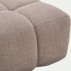 alinea Canapé Modulable*Chauffeuse avance - recule en tissu campo - Beige