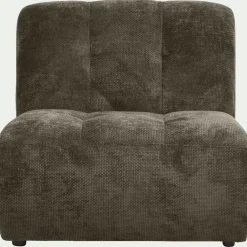alinea Pouf & Repose-Pieds*Chauffeuse en tissu Eden - cèdre Vert