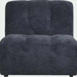 alinea Pouf & Repose-Pieds*Chauffeuse en tissu Eden - marine Bleu