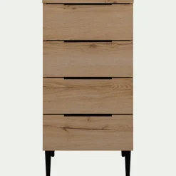 alinea Commode & Chiffonnier*Chiffonnier 4 tiroirs en bois - Bois clair