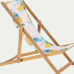 alinea Matelas Enfant|Chilienne*Chilienne de jardin enfant motif Sormiou - Bleu