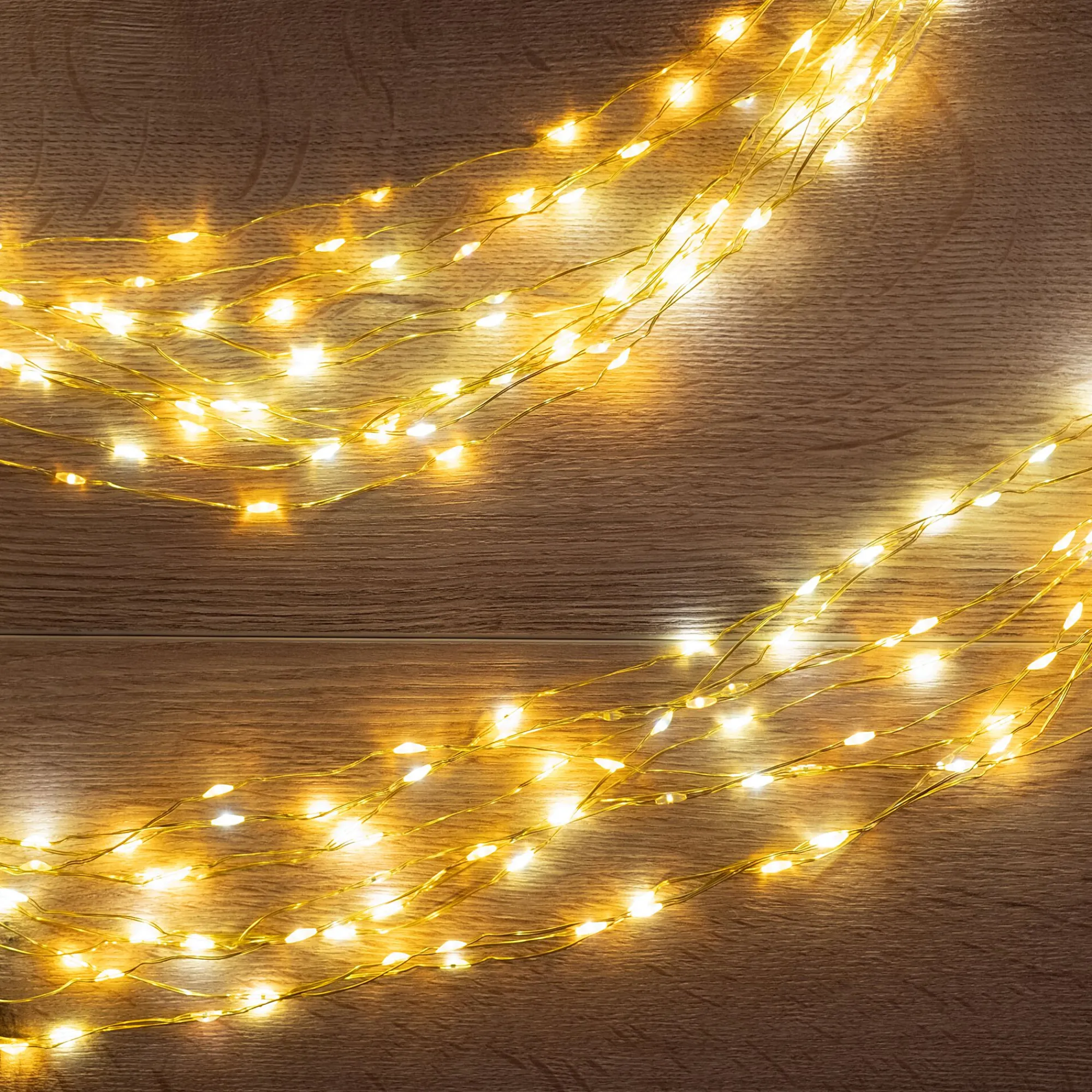 alinea Guirlande De Noël*Chute lumineuse L1,80m - Doré