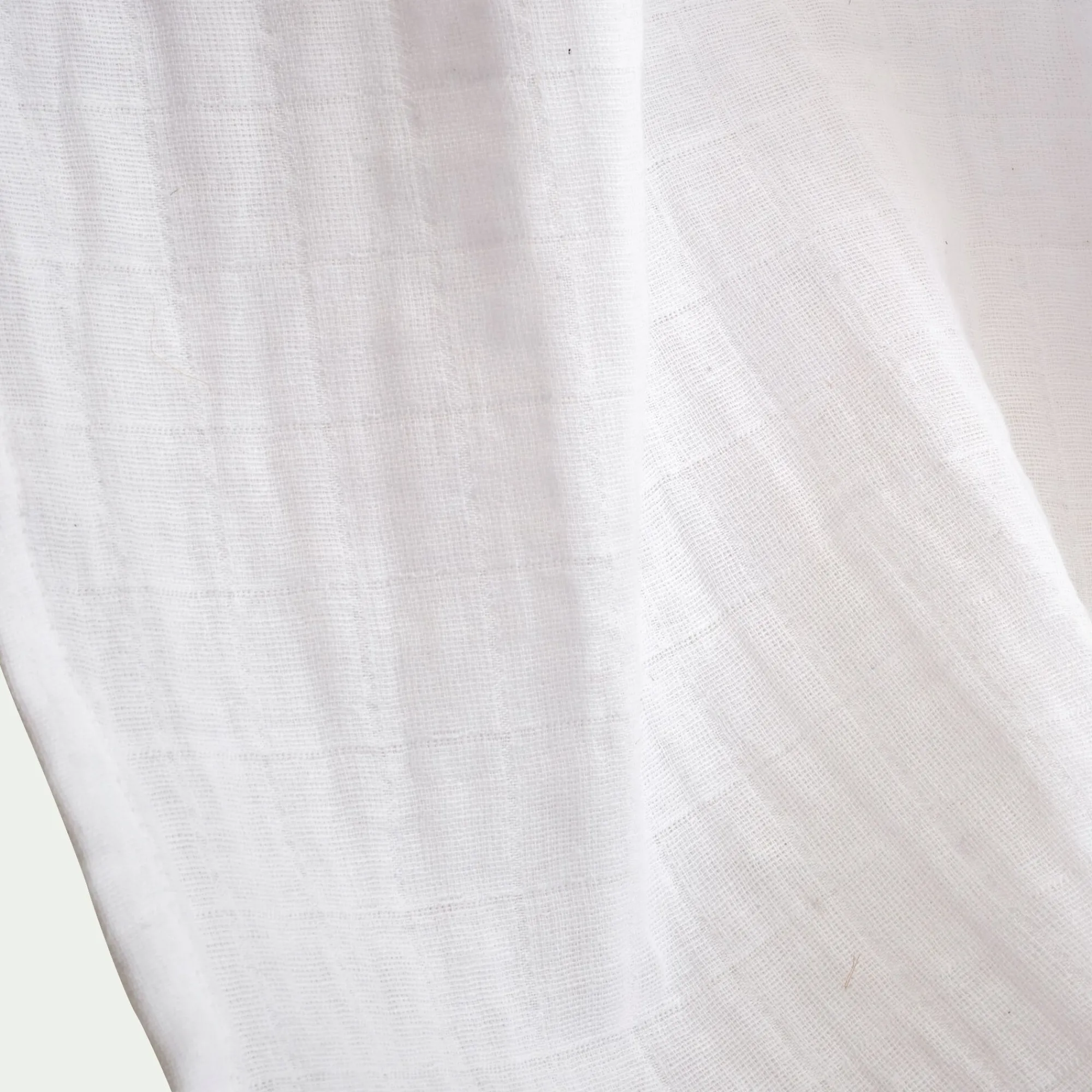 alinea Bureau Enfant|Linge Pour Bébé*Ciel de lit en gaze de coton H220cm - Blanc