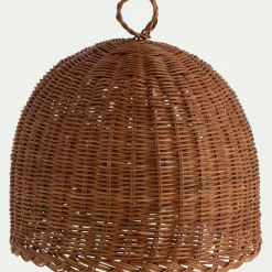 alinea Plateau*Cloche en rotin D26cm - Marron