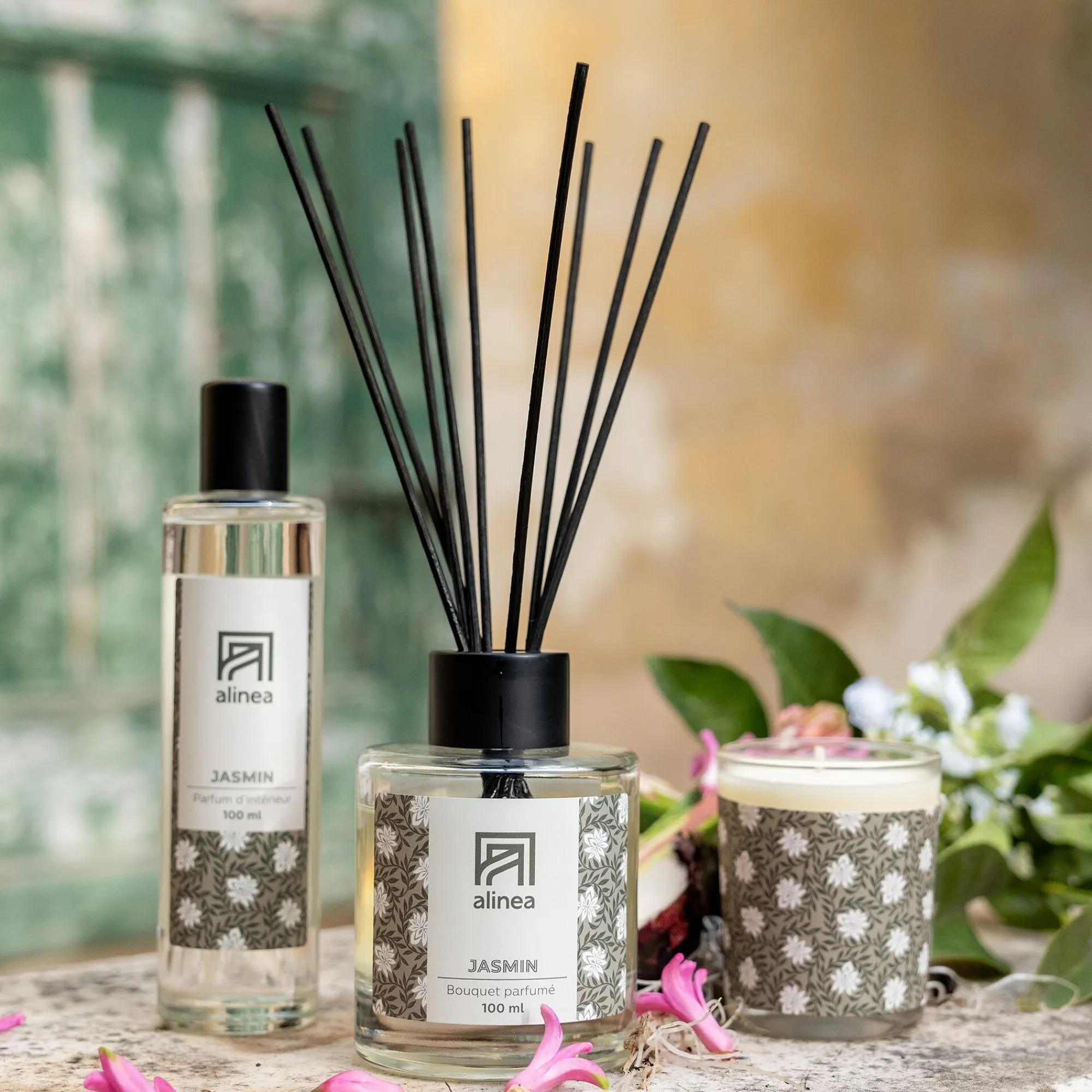 alinea Coffret Parfum D'Ambiance|Parfum D'Ambiance*Coffret 3 pièces senteur Jasmin