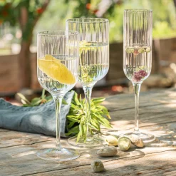 alinea Verre À Pied|Flûte Et Coupe De Champagne*Coffret de 4 flûtes à champagne en cristallin 21cl - Transparent