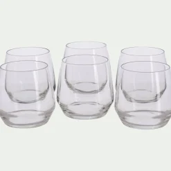 alinea Verre À Eau*Coffret de 6 gobelets en verre 37cl - Transparent