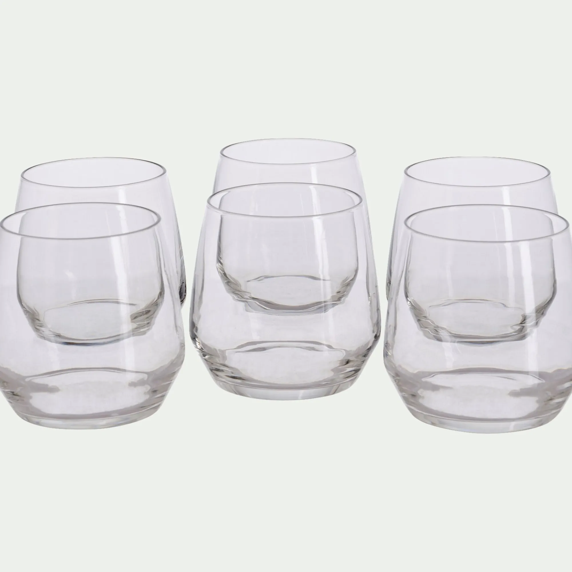 alinea Verre À Eau*Coffret de 6 gobelets en verre 37cl - Transparent