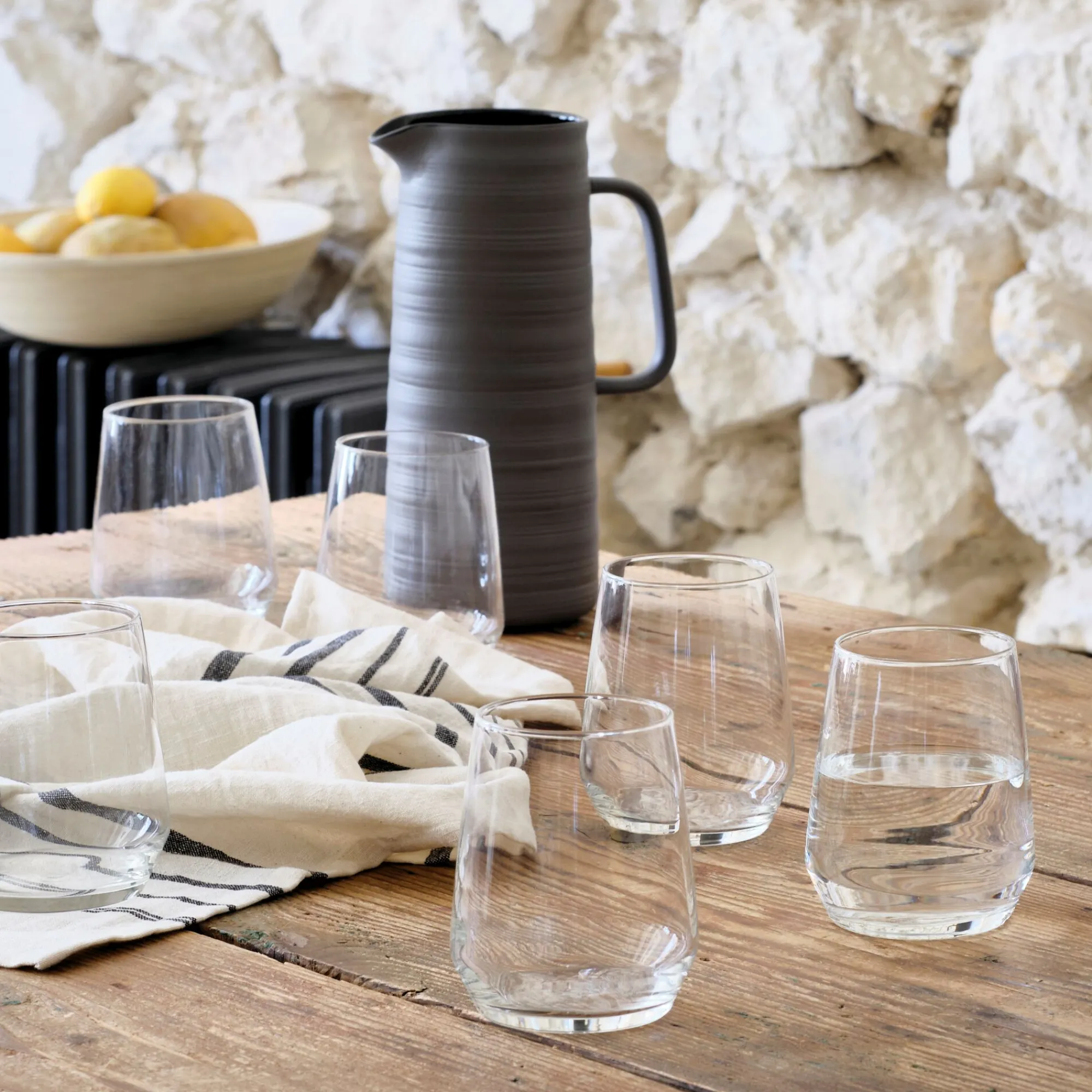 alinea Verre À Eau*Coffret de 6 gobelets en verre 45cl - Transparent