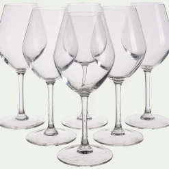 alinea Verre À Pied|Verre À Vin*Coffret de 6 verres à pied 35cl - Transparent
