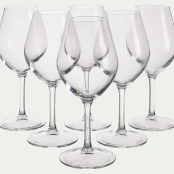alinea Verre À Pied|Verre À Vin*Coffret de 6 verres à pied 25cl - Transparent