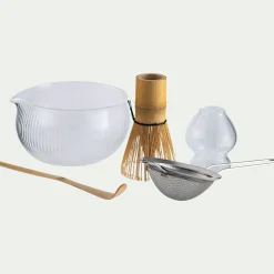alinea Ustensile De Cuisine|Cafetière Et Théière*Coffret pour préparation de matcha 45cl - Transparent