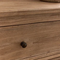 alinea Commode & Chiffonnier*Commode 4 tiroirs en bois d'orme et de pin - Bois clair