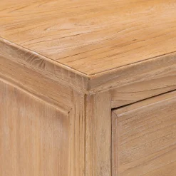 alinea Commode & Chiffonnier*Commode 4 tiroirs en bois d'orme et de pin - Bois clair