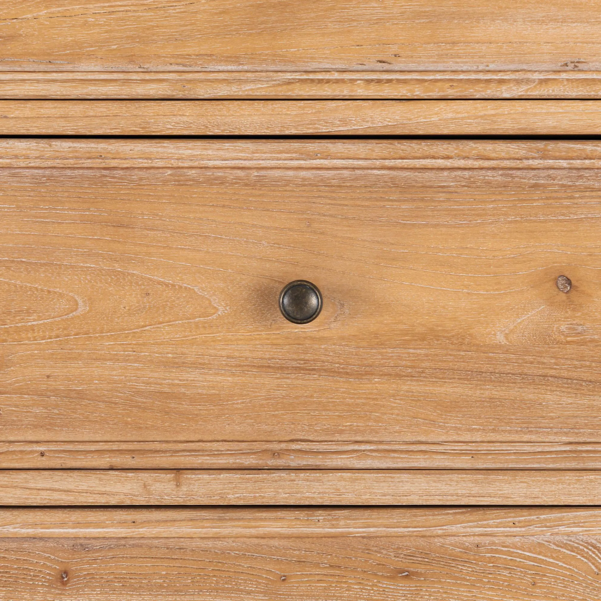 alinea Commode & Chiffonnier*Commode 4 tiroirs en bois d'orme et de pin - Bois clair