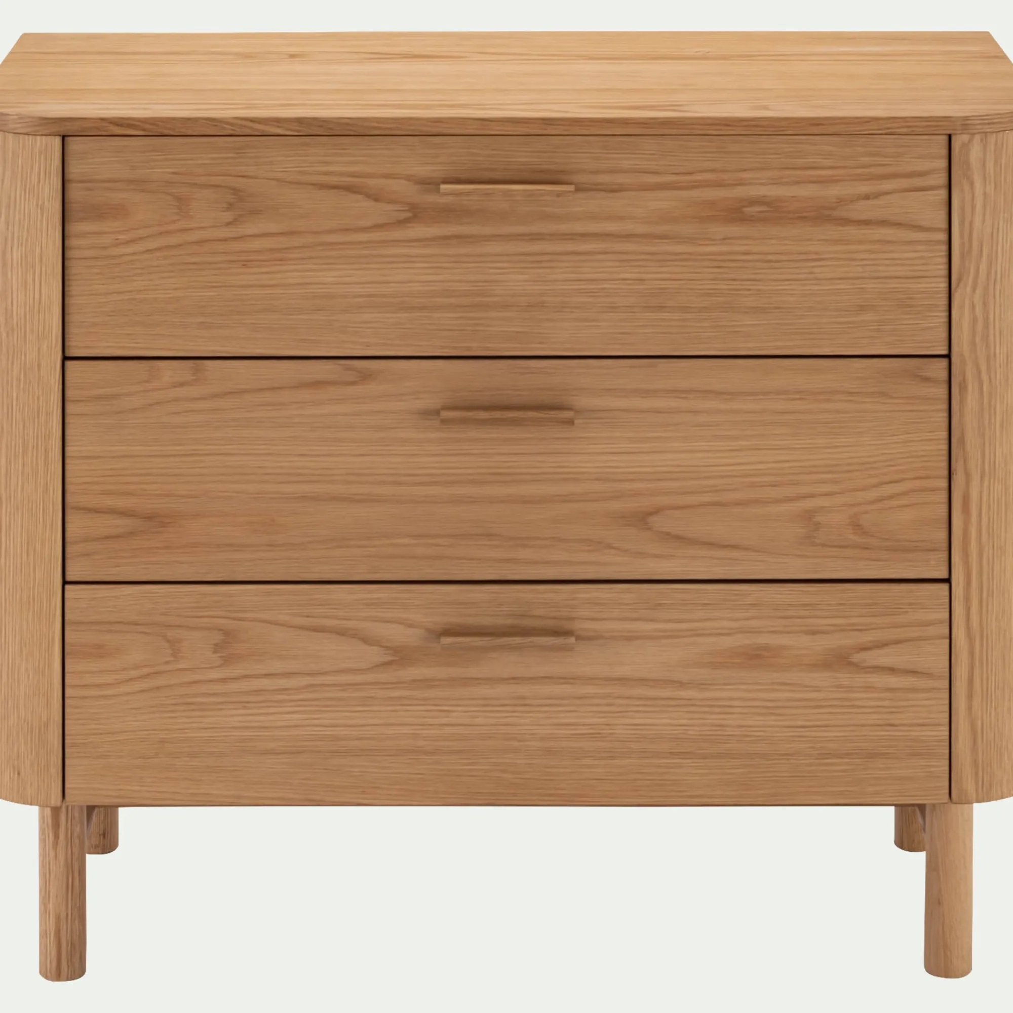 alinea Commode & Chiffonnier*Commode 3 tiroirs en bois - Bois clair