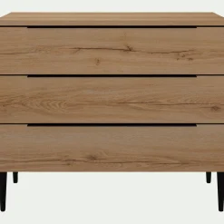 alinea Commode & Chiffonnier*Commode 3 tiroirs en bois - Bois clair