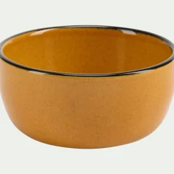 alinea Vaisselle Petit Déjeuner|Coupelle*Coupelle apéritive en grès D8,5cm - Jaune