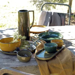alinea Vaisselle Petit Déjeuner|Coupelle*Coupelle apéritive en grès D8,5cm - Jaune