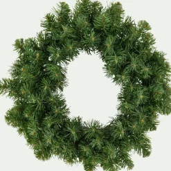 alinea Couronne De Noël*Couronne décorative en pin artificiel - D45cm Vert