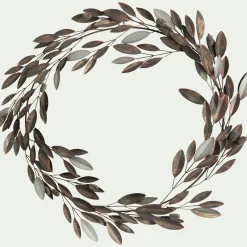 alinea Couronne De Noël*Couronne de Noël en métal D52cm - Marron