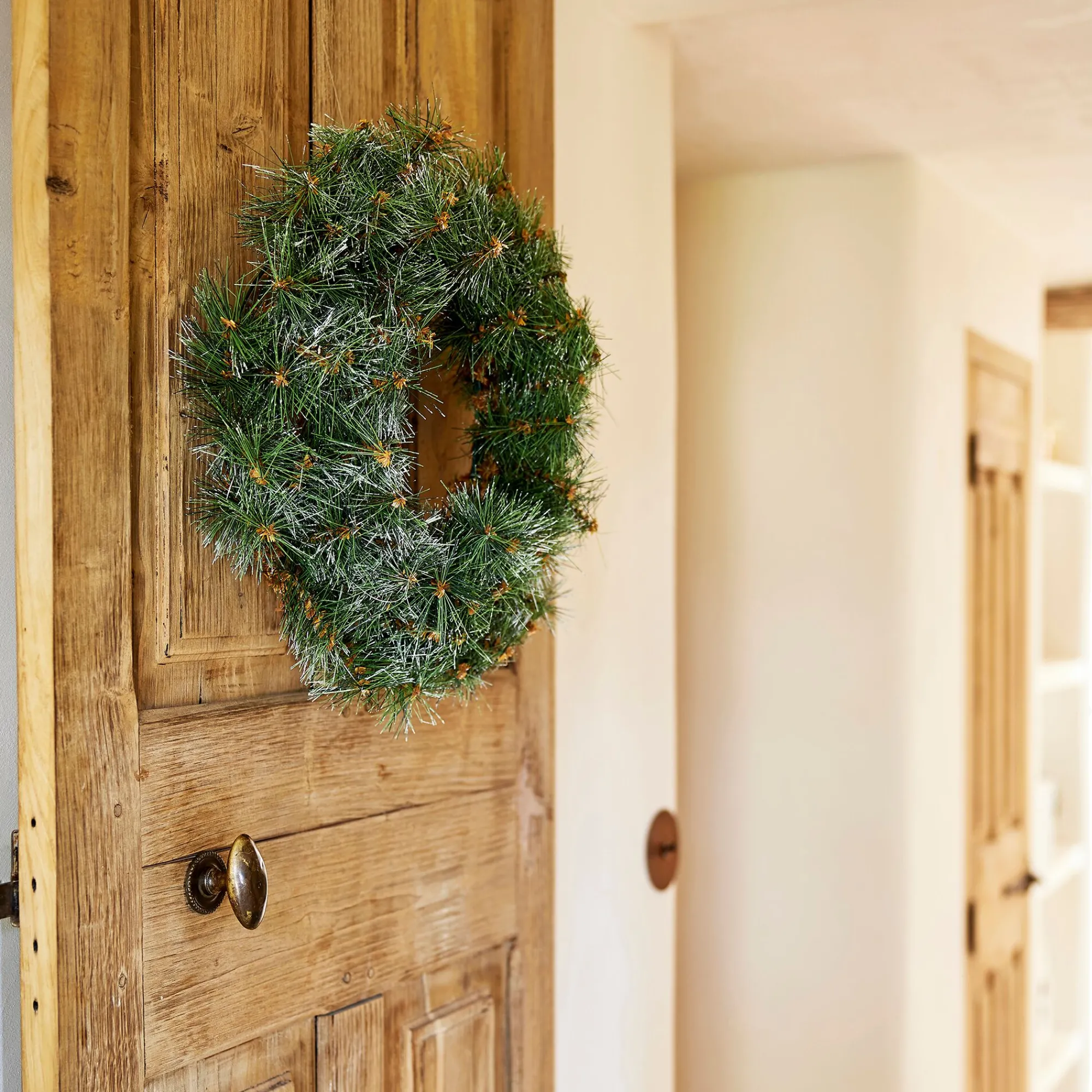alinea Couronne De Noël*Couronne de Noël en pin artificiel - D45cm Vert